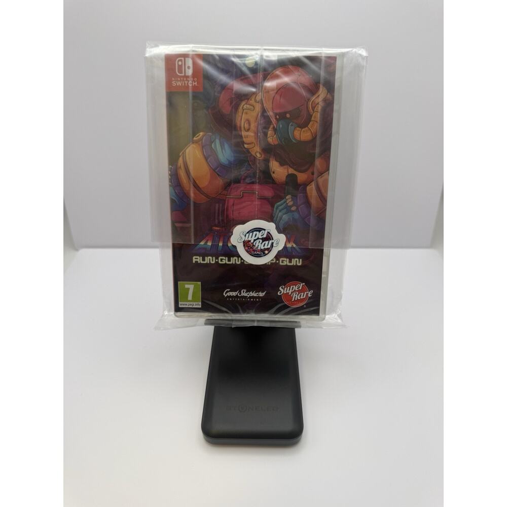 Atomik: Run-Gun-Jump-Gun Nintendo Switch Super Rare Games Sealed Limited Print